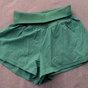 Target JOY LAB Green Mid-Rise Fold over shorts XS